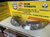 RENAULT FLUENCE SAĞ SOL FAR TAKIMI SET SİYAH KASA 260105345R