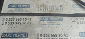 ÇIKMA VW CADDY SAĞ ÖN KAPI ALT FİTİLİ
