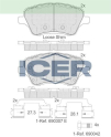 ICER FREN BALATA ON FORD TOURNEO COURIER 1.5 TDCI 2014-/ 1.6 TDCI