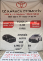 2013-2018 TOYOTA YARİS ÇIKMA ORJİNAL SOL ÖN ÇAMURLUK