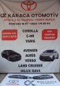 2024-2025 TOYOTA C-HR SÖKME ORİJİNAL AKS