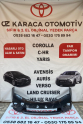 2013-2016 TOYOTA COROLLA ÇIKMA ORJİNAL ÖN TAMPON