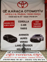 2019-2025 TOYOTA COROLLA ÇIKMA ORJİNAL ARKA TORSİYON-SALINCAK