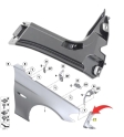 51117207932 BMW F10LCİ ÇAMURLUK BRAKETİ ÖN İÇ SAĞ