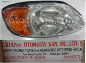 HYUNDAI ACCENT SAĞ FAR SARI SİNYALLİ ORJ 2003 2004 92102-25530,