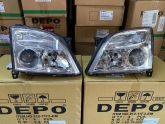 OPEL VECTRA C 02-05 DEPO SAĞ SOL FAR TAKIM KROM 1216120 1216121