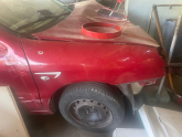 Citroen X ara sağ ön Çamurluk bordo renk