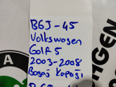BGJ45 GOLF 5 BAGAJ KAPAĞI 2003 2008