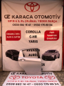 2012-2018 TOYOTA YARIS ÇIKMA ORJINAL SAĞ ARKA KAPI