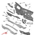 Peugeot 208 1680128480 göğüs sacı orta Traversi