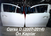 CORSA D BEYAZ HATASIZ KAPILAR KİLİT CAM DÜĞME KAPI KOLU