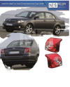 Toyota Avensis 2006-2008 Arka Stop Takımı