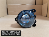 GOLF 5 SİS FARI SAĞ JETTA MERCEKLİ 2004 2008 SIFIR 1K0941700C