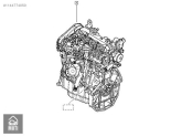 SANDIK KOMPLE MOTOR RENAULT TRAFIC III DİZEL 1.6DCI R9M