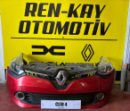 RENAULT CLİO 4 FAZ 1 ÖN TAMPON DOLU KIRMIZI ORJ ÇIKMA RENKAY