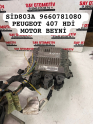 SİD803A 9660781080 PEUGEOT 407 HDİ MOTOR BEYNİ
