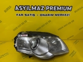 PASSAT B6 SAĞ FAR - ORJİNAL CAM ALTI TAMİRLİ