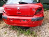 Peugeot 307 arka tampon altı difüzör Siyah 2001-2008 arası