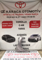 2016-2023 TOYOTA C-HR ÇIKMA ORJİNAL SAĞ ÖN ÇAMURLUK
