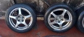 Çıkma mazda 323 çelik jant lastik takım
