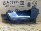 Audi A4 2008-2012 Işıklı Sol Arka Kapı İç Açma Kolu - Sıf