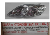 2003-2006 Toyota Corolla Motorlu Far Seti - Sağ/Sol