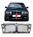 51138148727  BMW E34 ÖN BÖBREK KROM/SIYAH (NIKELAJLI) 1994-1995