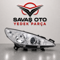 PEUGEOT 207 ÖN FAR EL.MOT. MERCEKLİ SAĞ SOL 2006 VE ÜZERİ /TAİWAN