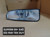 3T0941702 SUPERB SAĞ SİS FARI TEK DUYLU 2008-2012 ARASI