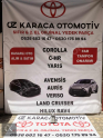 2019-2025 TOYOTA COROLLA CIKMA ORJINAL ON TAMPON DEMIRI BABASI