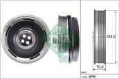 Bmw INA Krank Kasnagi 11238602800 1F40 2F45 F46 X1 F48 X1 F49 X2