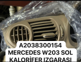A2038300154 MERCEDES W203 SOL KALORİFER IZGARASI HAVA MENFEZİ