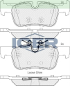 ICER FREN BALATA ARKA BMW 2 SERISI (F45) 218 i 2014- / 220 i 2014