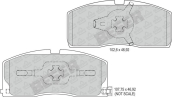 BSR FREN BALATA ON GEELY GEELY CK 1.3 2009-2011 0449187705000 yük