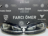 VOLKSWAGEN GOLF 7.5 SAĞ-SOL TAKIM ÖN FAR ORJİNAL HATASIZ