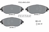 Volkswagen TEXTAR Fren Balatasi Ön 3Q0698151 PASSAT TIGUAN ARTEON