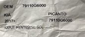 Oto Çıkma Parça / Mekanik / Kapı Menteşesi / Kia / Picanto / Sıfır Parça 
