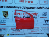 Vw polo sağ ön kapı kırmızı orijinal çıkma 2010-17 uyumlu