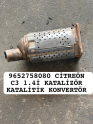 9652758080 CİTREÖN C3 1.4İ KATALİZÖR KATALİTİK KONVERTÖR