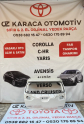 2013-2018 TOYOTA AURİS ÇIKMA ORJİNAL BAGAJ KAPAĞI