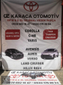 2016-2018 TOYOTA AURIS CIKMA ORJINAL PANJUR