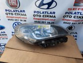 Fiat Doblo 4 ön sağ far orijinal siyah zemin