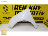 Orjinal Çıkma Beyaz Renault Clio 5 Sol Ön Çamurluk Parçası