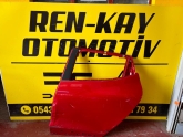 RENAULT CLİO 4 SOL ARKA KAPI KIRMIZI ORİJİNAL ÇIKMA RENKAY