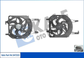 7701050191  FAN MOTOR ŞASESİ F9Q TRAFİK II 1.9