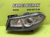 MEGANE 2 MERCEKLİ DÜZ SİYAH ZEMİN SOL FAR ORJİNAL 2006-2010