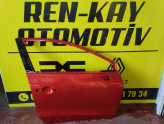 801104098R RENAULT CLİO 4 SAĞ ÖN KAPI KIRMIZI ORJ ÇIKMA RENKAY
