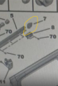 Citroen berlingo kapı rayı dayanağı 9033 C2