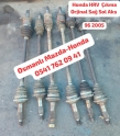 Honda HRV  Çıkma Orjinal Sağ Sol Aks