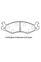 Jeep Wrangler Ön Fren Balatası Disk 176 8X56 3X15 5 Bramax 19872